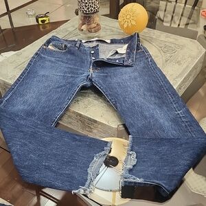 Diesel Mens Dark Blue Italian Jeans 34x29